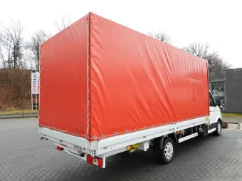 Volkswagen Crafter skrzynia plandeka 10 palet 180KM 042552 - tył zabudowy