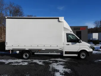 Volkswagen Crafter skrzynia plandeka 8 palet 180KM 051283 - bok prawy