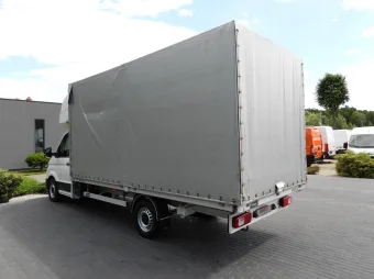Volkswagen Crafter skrzynia plandeka 10 palet 180KM 040234 - bok tyl