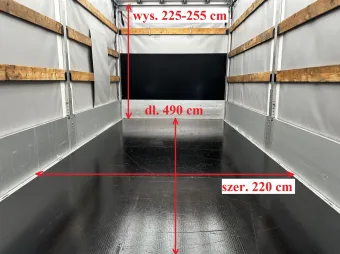 Volkswagen Crafter skrzynia plandeka 10 palet 180KM 040234 - detal