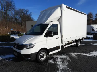 Volkswagen Crafter skrzynia plandeka 8 palet 180KM 051283 - kola