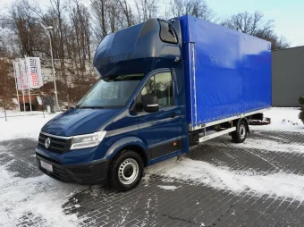 Volkswagen Crafter skrzynia plandeka 10 palet 180KM 048104 - przod lewy