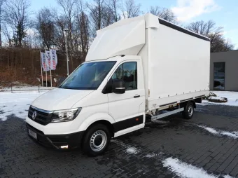 Volkswagen Crafter skrzynia plandeka 8 palet 180KM 051283 - przod lewy