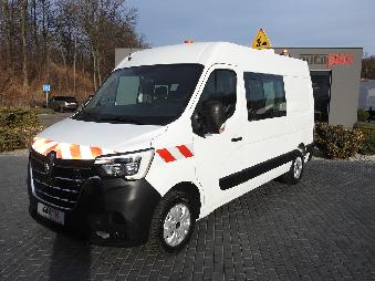 RENAULT MASTER FURGON BRYGADÓWKA  7 MIEJSC TEMPOMAT KLIMATYZACJA LEDY  135KM