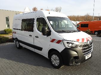 RENAULT MASTER FURGON BRYGADÓWKA  7 MIEJSC TEMPOMAT KLIMATYZACJA LEDY  135KM