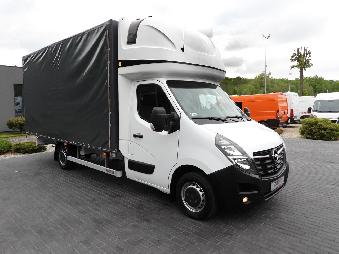 OPEL MOVANO  PLANDEKA 10 PALET TEMPOMAT NAWIGACJA LEDY PNEUMATYKA KLIMATYZACJA  165KM