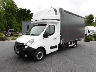 OPEL MOVANO  PLANDEKA 10 PALET TEMPOMAT NAWIGACJA LEDY PNEUMATYKA KLIMATYZACJA  165KM