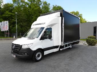 MERCEDES SPRINTER 316 PLANDEKA WINDA 10 PALET WEBASTO TEMPOMAT PNEUMATYKA KLIMATYZACJA  160KM