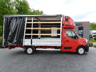 RENAULT MASTER  PLANDEKA 10 PALET WEBASTO TEMPOMAT LEDY PNEUMATYKA KLIMATYZACJA  165KM