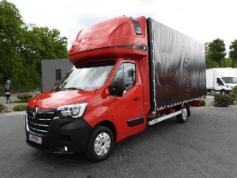 RENAULT MASTER  PLANDEKA 10 PALET WEBASTO TEMPOMAT LEDY PNEUMATYKA KLIMATYZACJA  165KM